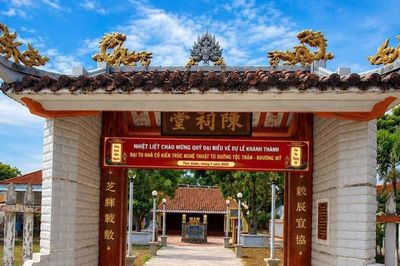 Khánh thành di tích Nhà cổ từ đường tộc Trần tại xã Tam Xuân