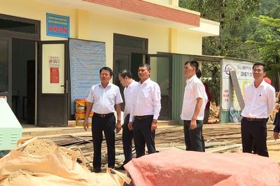 Khẩn trương khắc phục khó khăn, hoàn thành đúng tiến độ các trường nội trú liên cấp biên giới