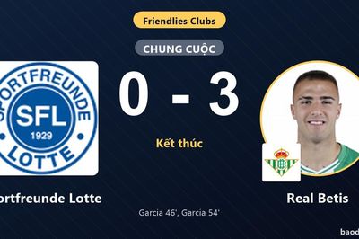 Real Betis thắng đậm, Sportfreunde Lotte bất lực trong trận giao hữu