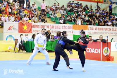[Chùm ảnh] Sôi động các nội dung thi đấu tại Giải vô địch Pencak Silat châu Á năm 2026