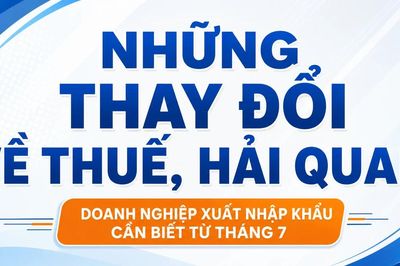 Infographic Những thay đổi về thuế, hải quan từ tháng 7