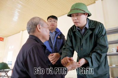 Chủ tịch UBND tỉnh Hà Quang Trung trực tiếp chỉ đạo khắc phục hậu quả mưa lũ tại xã Mường Than