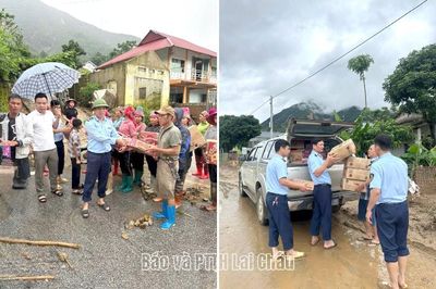 Lai Châu chủ động hàng hóa, hỗ trợ người dân vùng lũ