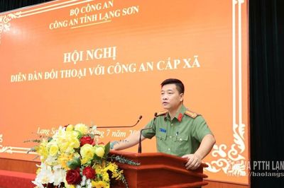 Công an tỉnh Lạng Sơn tổ chức Hội nghị diễn đàn đối thoại với Công an cấp xã năm 2026