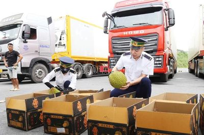 Dòng nông sản thông suốt qua cửa khẩu Lào Cai