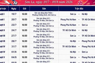 Điều chỉnh địa điểm thi đấu Giải bóng đá nữ Vô địch U16 quốc gia 2026 tại Sơn La