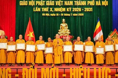 Hà Nội: Đại hội đại biểu Phật giáo Thành phố lần thứ X, nhiệm kỳ 2026-2031 làm việc phiên thứ nhất