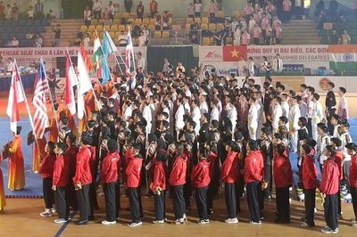 300 vận động viên tham gia giải Pencak Silat châu Á lần thứ 10