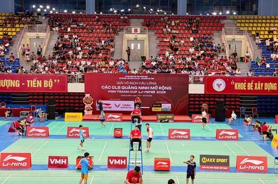 Gần 1.200 vận động viên tranh tài tại Giải vô địch Cầu lông các Câu lạc bộ Quảng Ninh mở rộng