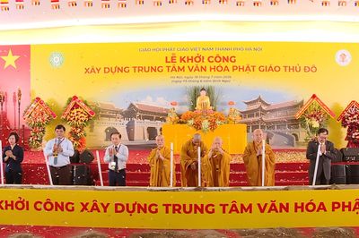 Khởi công xây dựng Trung tâm văn hóa Phật giáo Thủ đô
