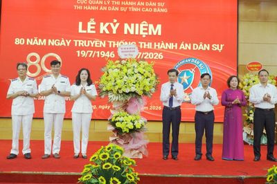 Lễ kỷ niệm 80 năm Ngày truyền thống Thi hành án dân sự (19/7/1946 - 19/7/2026)