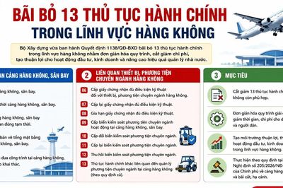 Cắt giảm 13 thủ tục hành chính, tạo thuận lợi cho ngành hàng không