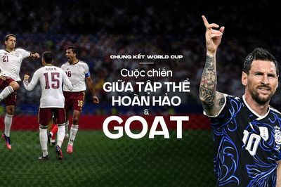 Chung kết World Cup: Cuộc chiến giữa tập thể hoàn hảo và GOAT