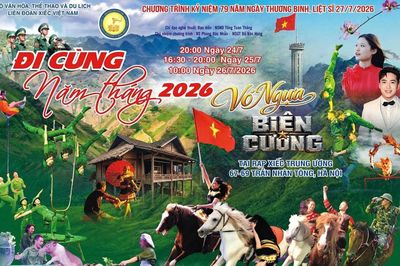 Liên đoàn Xiếc Việt Nam biểu diễn 'Vó ngựa biên cương' tri ân lực lượng Bộ đội Biên phòng