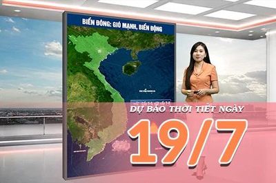 [Video] Dự báo thời tiết ngày 19/7/2026: Bắc Bộ tiếp diễn mưa lớn, miền Trung nắng nóng gay gắt