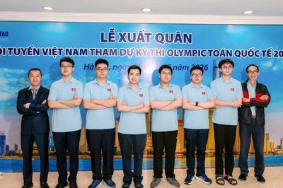 Học sinh Việt Nam đạt 6 huy chương Olympic Toán học quốc tế năm 2026