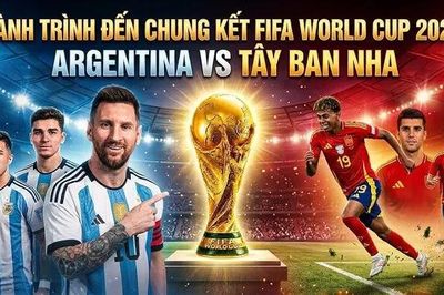 Trước giờ bóng lăn trận chung kết lịch sử Tây Ban Nha – Argentina