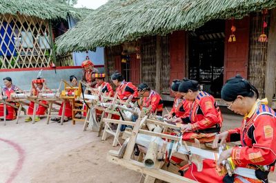 Sắc màu thổ cẩm Pà Thẻn