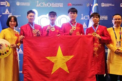 Việt Nam giành 4 Huy chương Vàng Olympic Hóa học quốc tế năm 2026