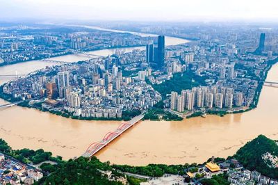 Mưa lớn gây lũ tại nhiều địa phương Trung Quốc, 9 con sông vượt mức cảnh báo
