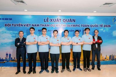 Đội tuyển Việt Nam xếp thứ 5 tại Olympic Toán học quốc tế năm 2026