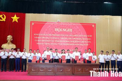 Kiểm toán Nhà nước ký Quy chế phối hợp công tác với 3 tỉnh Thanh Hóa, Ninh Bình, Hưng Yên