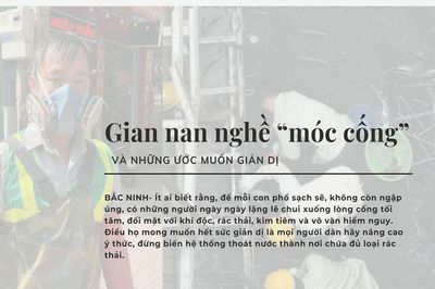 Gian nan nghề 'móc cống' và những ước muốn giản dị