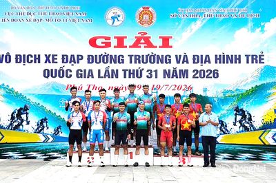 Xe đạp Đồng Nai lần đầu đứng thứ 2 toàn đoàn Giải vô địch quốc gia xe đạp đường trường và địa hình trẻ 2026
