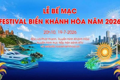 20 giờ 10 phút tối nay (19-7): Truyền hình trực tiếp bế mạc Festival Biển Khánh Hòa năm 2026