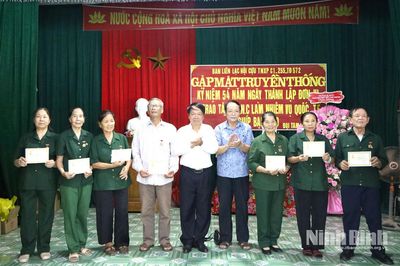Ban liên lạc Hội Cựu thanh niên xung phong C1-255 Ninh Bình gặp mặt truyền thống