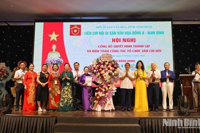 Liên Chi hội Di sản văn hóa Đông A - Nam Định công bố quyết định thành lập, kiện toàn tổ chức