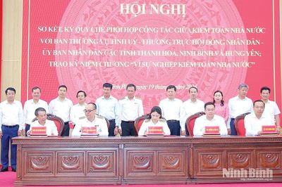 Kiểm toán Nhà nước ký Quy chế phối hợp công tác với ba tỉnh Thanh Hóa, Ninh Bình và Hưng Yên