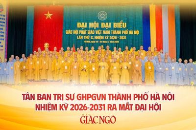Danh sách và chức danh Ban Thường trực Ban Trị sự GHPGVN TP.Hà Nội nhiệm kỳ 2026-2031