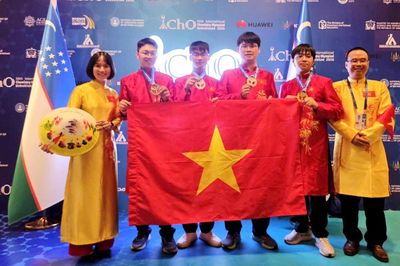 Đội tuyển Việt Nam giành trọn 4 huy chương vàng Olympic Hóa học quốc tế 2026
