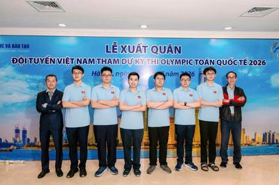 Đội tuyển Việt Nam xếp thứ 5 tại Olympic Toán học quốc tế