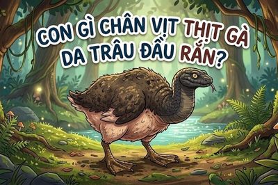 Con gì chân vịt thịt gà da trâu đầu rắn?