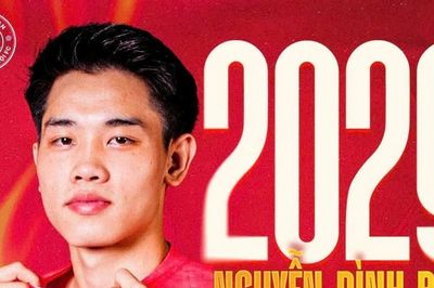 Đình Bắc tiếp tục cống hiến cho Công an Hà Nội FC tới năm 2029
