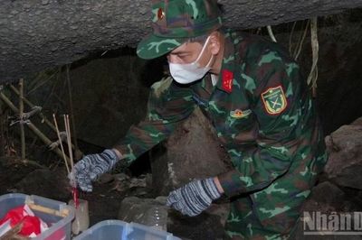 Đà Nẵng: Thêm 2 hài cốt liệt sĩ được tìm thấy tại hang Đá Sập