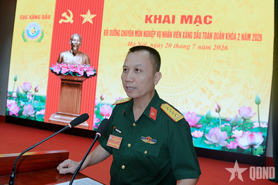 Khai mạc khóa bồi dưỡng nghiệp vụ cho nhân viên xăng dầu toàn quân