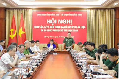 Quảng Ninh: Lấy ý kiến tham gia hai dự án luật do Bộ Quốc phòng chủ trì soạn thảo