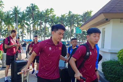 Đội tuyển Việt Nam có mặt tại Thái Lan, chuẩn bị cho trận ra quân ASEAN Cup 2026