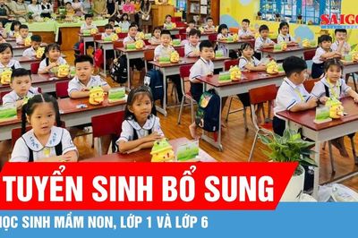 Nhiều trường tại TPHCM tuyển bổ sung học sinh mầm non, lớp 1 và lớp 6