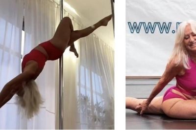 Cụ bà 82 tuổi là vận động viên thi đấu múa cột già nhất thế giới