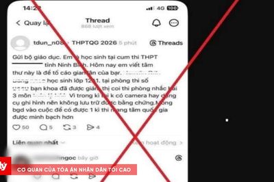 Công an Ninh Bình thông tin kết quả xác minh phản ánh gian lận thi tốt nghiệp THPT