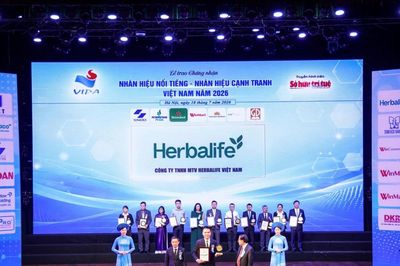 Herbalife Việt Nam được Hội Sở Hữu Trí tuệ vinh danh trong danh sách Top 10 nhãn hiệu nổi tiếng