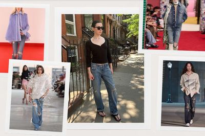 Quần jeans rách tái chiếm làng mốt