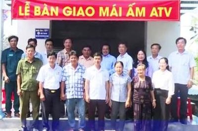 Trao tặng 'Mái ấm ATV' cho hộ ông Lê Đông Anh