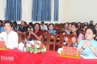 95 cán bộ Hội Phụ nữ cơ sở ở An Giang được bồi dưỡng nghiệp vụ