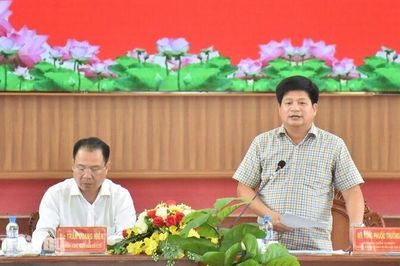 Tổ công tác Ban Thường vụ Tỉnh ủy An Giang yêu cầu 4 xã tăng tốc giải ngân đầu tư công