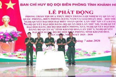 Bộ đội Biên phòng tỉnh Khánh Hòa phát động phong trào thi đua giai đoạn 2026 - 2030